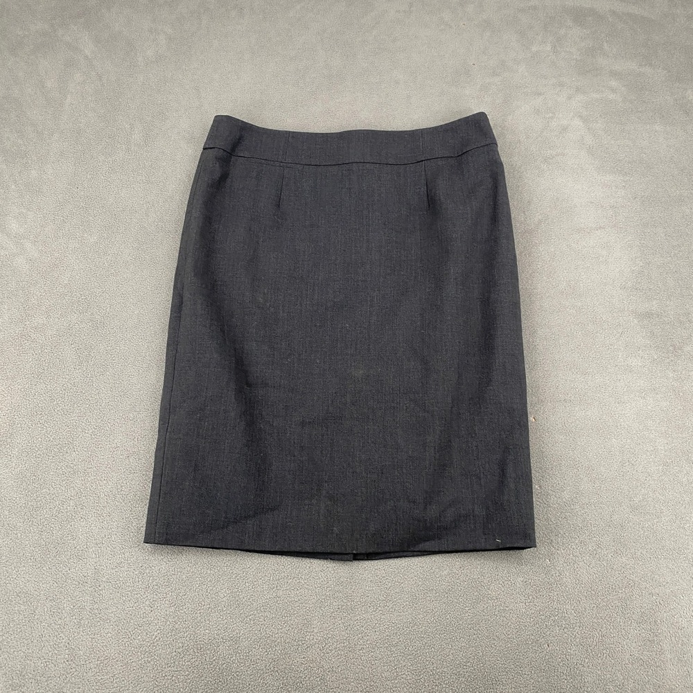 Calvin Klein Womens Gray Heathered Pencil Skirt‎ Size 8 Professional Workwear